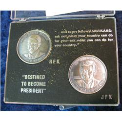 1110. John and Robert Kennedy Medal Set.