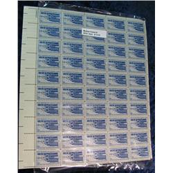 1115. 1907-1957 Oklahoma Statehood 3c Stamps