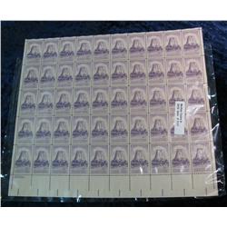 1117. Devils Tower Mint Sheet 3c Stamps
