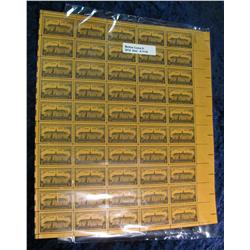 1118. 1956 200th Aniversary Nassau Hall 3c Stamps.