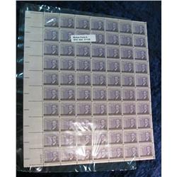 1125. Mint Sheet of 70 3c  Monroe Stamps.