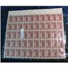 Image 1 : 1144. Mint Sheet of 50 3c Pennsylvania Academy of Fine Arts Stamps