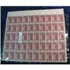 Image 1 : 1146. Mint Sheet of 50 3c Pennsylvania Academy of Fine Arts Stamps