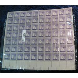1151. Mint Sheet of 70 3c Ship Building Stamps.
