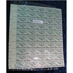1153. Mint Sheet of 50 3c Wildlife Conservation Stamps.