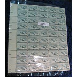 1154. Mint Sheet of 50 3c Wildlife Conservation Stamps.