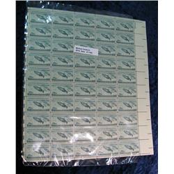 1155. Mint Sheet of 50 3c Wildlife Conservation Stamps.