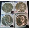 Image 1 : 1181. (2) 1967, 68D & 71D Kennedy Halves. BU.