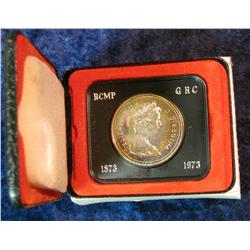 1196. 1973 Canada Silver Dollar. BU, Original as Issued.