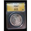 Image 1 : 1207. 1889CC Morgan Dollar ANACS-AU-50 Details Cleaned.