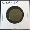 Image 1 : 1224. 1869 US 2c-Piece. G.