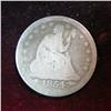 Image 1 : 1227. 1854 Arrows Liberty Seated Quarter. AG.