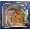 Image 1 : 1231. 2500 Mixed Wheat Cents in Cracker Tin.