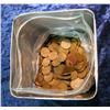 Image 2 : 1231. 2500 Mixed Wheat Cents in Cracker Tin.
