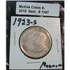 Image 1 : 1247. 1923S Monroe Commemorative Half. AU+