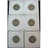 Image 1 : 1354. 1883NC, 1900, 02, 07, 09, & 12 Liberty Nickels. Good to Fine.