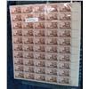 Image 1 : 1469. Mint Sheet of "Wildlife Conservation Wild Turkey" .03c Stamps. (face value $1.50)