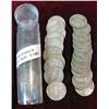 Image 2 : 1481. Roll of (31) Mixed Date Silver U.S. War Nickels. Circulated.
