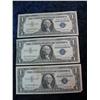 Image 1 : 1531 (3) Series 1957B $1. Silver Certificates.