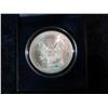 Image 2 : 1539. 2000 U.S. American Eagle Silver Colorized Dollar in velvet-lined