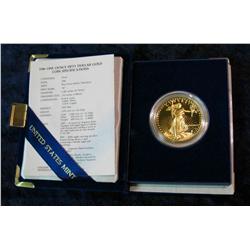 1559. 1986 Proof American Eagle $50 Gold One Ounce Coin