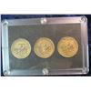 Image 2 : 1589. Three-Piece Iowa State Fair Official Bicentennial Medallion Set.