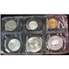 Image 2 : 1620. 1961 Denver U.S. Mint Set. In original cellophane as issued.