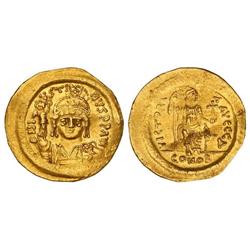 Byzantine Coins - Sólido. JUSTINO II (565-578). CONSTANTINOPLA. Anv.: D. N. IVSTINVS P. P. AVI. Bust