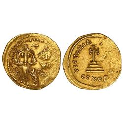 Byzantine Coins - Sólido. HERACLIO (610-641). CONSTANTINOPLA. Anv.: dd. NN. hRACLIS T hRA(...). Bust