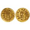 Image 1 : Visigothic Coins - Triente. VITERICO (603-610). EMERITA (Lusitania). Anv.: VVITTERICVS RE. Rev.: EME