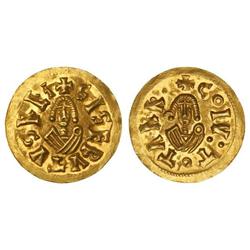 Visigothic Coins - Triente. SISEBUTO (612-621). TARRACONA (Tarraconensis). Anv.: SISEBVTVS RE. Rev.: