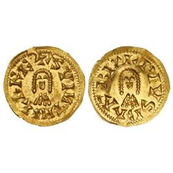 Visigothic Coins - Triente. SUINTHILA (621-631). BARBI (Baética). Anv.: SVITHILRE. Rev.: PIVS BRBI:.