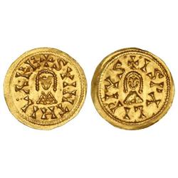 Visigothic Coins - Triente. SUINTHILA (621-631). ISPALI (Baética). Anv.: SVINTHILRE. Rev.: ISPLI PIV
