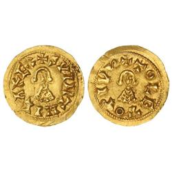 Visigothic Coins - Triente. SUINTHILA (621-631). TOLETO (Carthaginensis). Anv.: SVINTHILREX. Rev.: T
