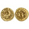 Image 1 : Visigothic Coins - Triente. WAMBA (672-680). ISPALI (Baética). Anv.: IINM (punto encima) VVMB. Rev.: