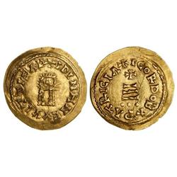 Visigothic Coins - Triente. VITIZA (700-710). CORDOBA (Baética). Anv.: IDINMNE VVITTI. Rev.: I´CORDO