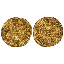 Al-Andalus Coins: Califhate - Dinar. 404H. KIRD a nombre de SULEIMAN. AL-ANDALUS. AU. Al morir Al-Ha