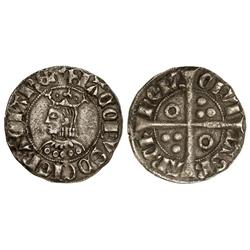 Medieval Coins: Catalonia-Aragón - Croat. JAUME II. BARCELONA. Anv.: IACOBVS DEI GRACIA REX. Efigie 