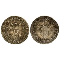 Medieval Coins: Catalonia-Aragón - Ral de Sogorb. FERRAN II. VALÈNCIA. Anv.: FERDINANDVS:DI:GRA:R:A.