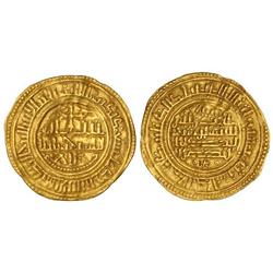 Medieval Coins: Kingdom Of Castile - Morabetino. 1228 Safard. ALFONSO VIII. TOLEDO. AU. ESCASA. FAB-