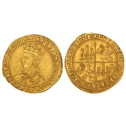 Medieval Coins: Kingdom Of Castile And León - Dobla de 35 Maravedís. PEDRO I. SEVILLA. Anv.: PETRVS: