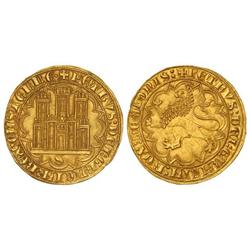 Medieval Coins: Kingdom Of Castile And León - Dobla de 35 Maravedís. PEDRO I. SEVILLA. Anv.: PETRVS: