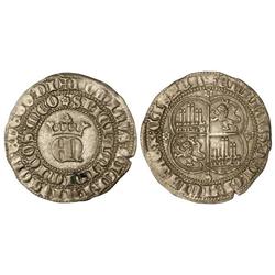 Medieval Coins: Kingdom Of Castile And León - Real. ENRIQUE II. SEVILLA. Anv.: DOMINVS:MICHI:AIVTOR: