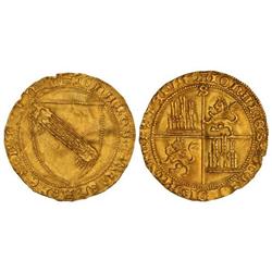 Medieval Coins: Kingdom Of Castile And León - Dobla de la Banda. JUAN II. SEVILLA. Anv.: IOHANES*DEI