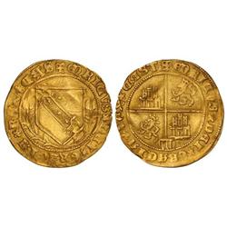 Medieval Coins: Kingdom Of Castile And León - Dobla de la Banda. ENRIQUE IV. SEGOVIA. Anv.: ENRICVS*