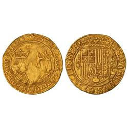 Spanish Monarchy: Ferdinand And Isabella - Excelente. SEVILLA. Anv.: Hoja de perejil :9VOS:CONIVNGIT