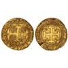 Image 1 : Spanish Monarchy: Iohanna And Charles - 1 Escudo. BURGOS. Anv.: IOANAETKAROLVS. Rev.: HISPANIARVMREG