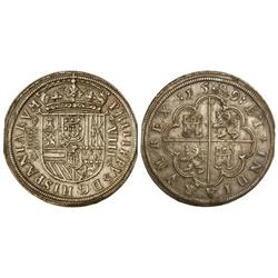 Spanish Monarchy: Philip Ii - 8 Reales. 1589. SEGOVIA. Acueducto de dos pisos de cinco y seis arcos.