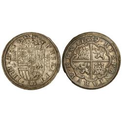 Spanish Monarchy: Philip Iv - 8 Reales. 1659/32. SEGOVIA. BR/I. Acueducto de cuatro arcos. Valor en 