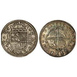 Spanish Monarchy: Charles Ii - 4 Reales. 1685. SEGOVIA. BR. Acueducto de tres arcos. Bonita pátina i